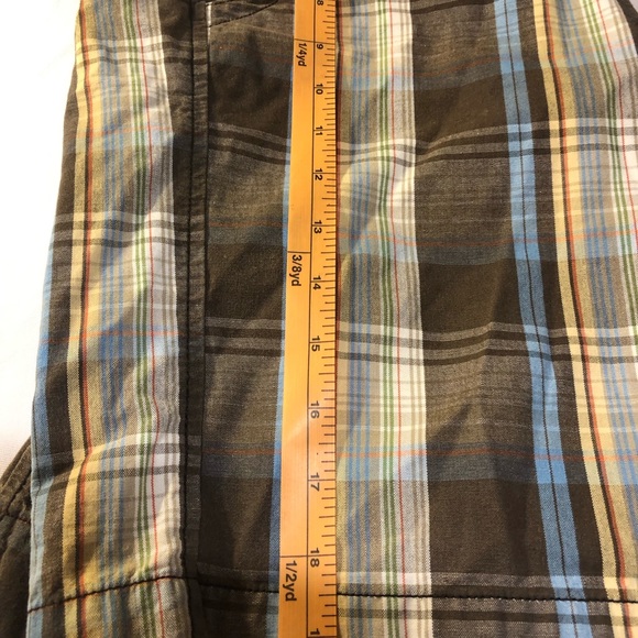 Levi’s Flat front men’s cotton plaid shorts size 30 - Picture 5 of 11